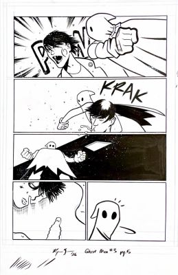 Raymar Brunson | Raymar Brunson - Ghost Man- Issue#3 Page# 5 | Panel Punk Comics Originals