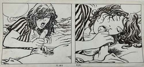 Manara, Milo - 1 Original strip - Le Déclic 2 - 1991 | Catawiki