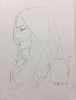 Francq, Philippe - 1 Original drawing - Largo Winch - Portrait de femme - 2023 | Catawiki