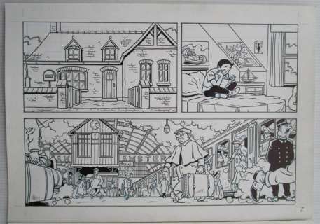 Morjaeu , Luc - 1 Original page - Suske en Wiske 319 - Suske de rat - Page 1 - 2015