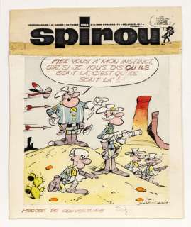 Salverius | Les Tuniques Bleues, illustration Ã  l’encre de… | Millon