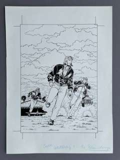 Jack Staller - 1 Original drawing - The Black Hawk Line - Cover | Catawiki