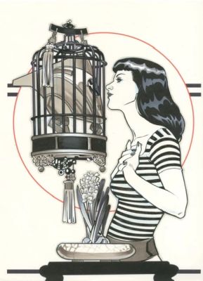ROCKETEER - DEN OF THIEVES #3 ORIGINAL COVER ART BY DAVID MESSINA | Scott’s Collectables
