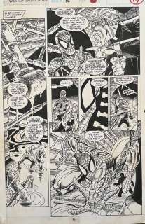 Saviuk, Alex / Rubinstein, Joe - 1 Original page - Web of Spider-Man #96 - 1993 | Catawiki