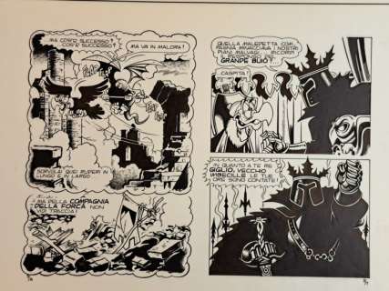 Magnus & Romanini - 1 Original page - La Compagnia della Forca: il Rapimento di Annalisa | Catawiki