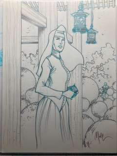 Malfin, Nicolas - 1 Original drawing - Golden City - Soeur Léa - 2024 | Catawiki