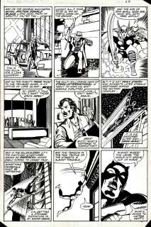 John Byrne - Fantastic Four #242 P 23 (Awesome Thor, Iron Man, Daredevil Page As They Get Ready For...Galactus!) 1982