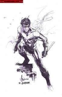 Kenneth Rocafort - Nightwing Sketch