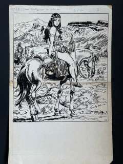 Frank Sels - 1 Original drawing - Silberpfeil Bastei 227 - Die Roten Dämonen | Catawiki