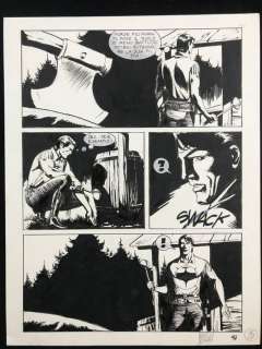 Barison, Emanuele - 1 Original page - Zagor - Artigli! | Catawiki
