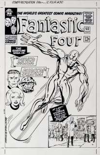 Anthony Castrillo - Fantastic Four #50 Cover Recreation (Classic Silver Surfer / Galactus Origin Issue!) 2008