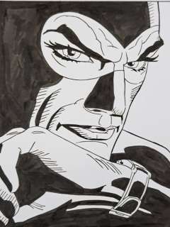 Zaniboni, Sergio - 1 Original drawing - Diabolik - DK Orologio | Catawiki