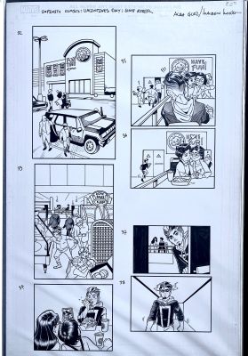 Alba Glez, Walden Wong | Infinity Comics Valentines Day Ghost Rider panels 32-38 | Walden Wong