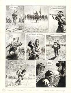 Steve Cuzor - Planche originale n°085 - Le combat d‘Henry Fleming