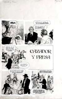 Del Castillo, Arturo - 1 Original page - Cazador y presa | Catawiki