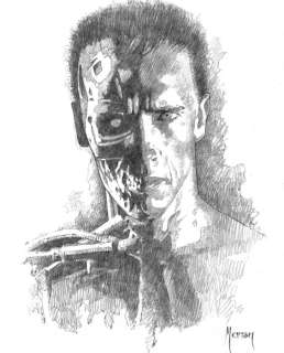 Maren - Terminator: “The Machine Within” - Original Pencil Drawing - Hand Signed | Catawiki