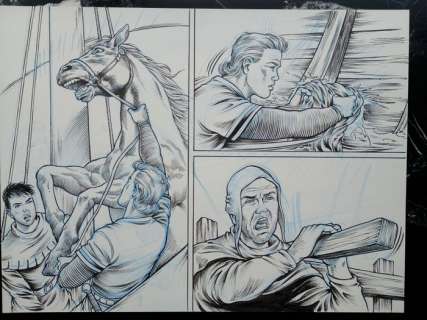 Du Caju, Thomas - 1 Original page - De Rode Ridder - Hommage T1 : De Mol - 2024 | Catawiki