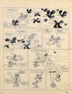 Macherot | SYBILLINE Planche originale Ã  l’encre de chine n°11, superbe encrage! | Cornette de St Cyr