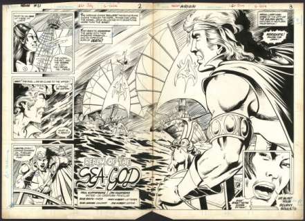 Duursema, Jan - ARION LORD OF ATLANTIS #21 Double Page Splash