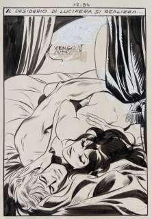 Frollo, Leone - 1 Original page - Lucifera 12 - Femmina perversa - 1972 | Catawiki