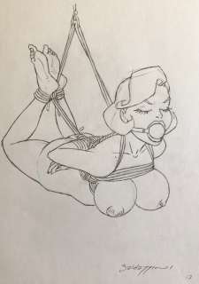 Baldazzini, Roberto - 1 Original page - Bondage Hotel - Pag. 17 | Catawiki