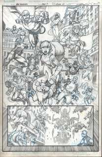 New Avengers Splash Page (2016) Miles Morales, Wolverine, Beast, Black Panther, Hulking, Ms Marvel, Colossus, Deadpool, Thor, Squirrel Girl, Hawkeye, Wiccan, and more!