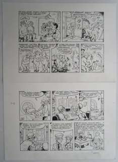 Bosschaert, Jan - 1 Original page - De Geverniste vernepelingskes - Luk Wyns en Mitta Van Der Maat - Plaat 1 | Catawiki