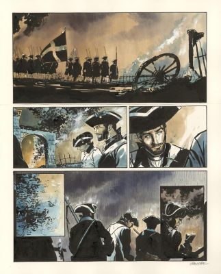 Bernard Vrancken | Nouvelle France, Chapitre I, planche orig | Daniel Maghen