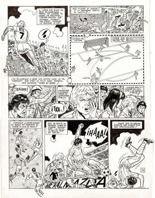 Raymond Reding | Lot 425 - Eric Castel, La grande décision, planche originale à l’encre de chine. | Septimus