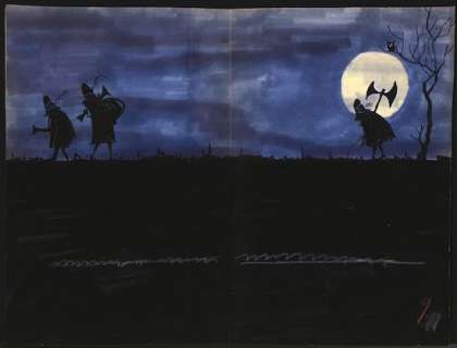 UNGERER Tomi  - The Three Robbers  - Maquette de l’ouvrage Les trois brigands en[...] | Vermot et Associés