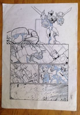 Atilio Rojo - Transformers #12 - More than meet the eye #12 - 1 page d’origine - EO - 2013 | Catawiki