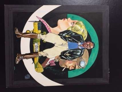 Micheluzzi, Attilio | Original drawing for a cover, "Air Mail  - Country Fair Photo"  - (1986) | Catawiki