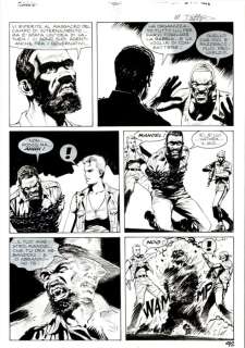 Dotti, Maurizio - 5 Original page - Dampyr #40 - "Vathek!" - 2003 | Catawiki