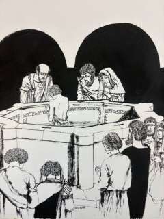 Crepax, Guido - 1 Original drawing - La Fonte Battesimale | Catawiki