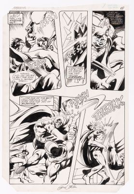 Lot 95 - GENE COLAN DETECTIVE COMICS #555 COMIC BOOK PAGE ORIGINAL ART. | Hake’s