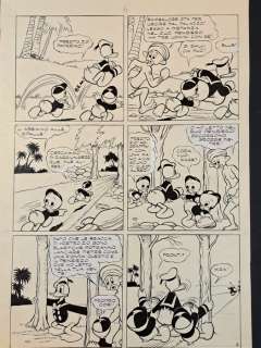 Carpi, Chierchini - 1 Original page - Paperino e il Muro del Riso - 1954 | Catawiki