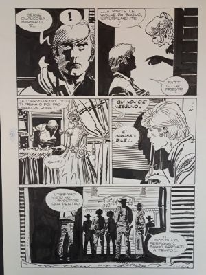 Alessandrini, Giancarlo - 1 Original page - Ken Parker - Sangue sulle Stelle | Catawiki