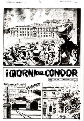 Dotti, Maurizio - 2 Original page - Dampyr #69 - "i giorni del Condor" - 2006 | Catawiki