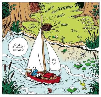 Peyo (Studios) - Toile unique Les Schtroumpfs | BDEnchères