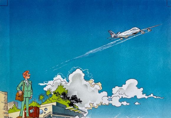 Will - 1 Mise en couleur Originale - Pages de garde - Le voyage de Monsieur Gulliver - 1985 | Catawiki