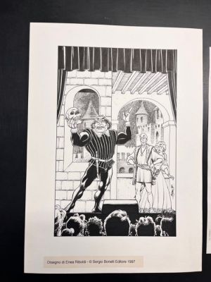 Riboldi, Enea - Original drawing - Martin Mystere per Vivi Milano RCS - 1997 | Catawiki