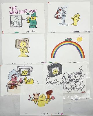 Lot 95 - A collection of seven animation cels from Henrys Cat series 2 episode… | misc / divers