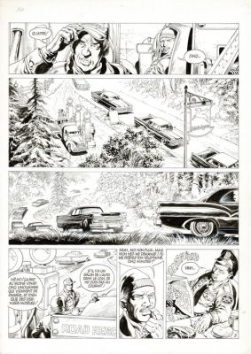 Mitton, Jean-Yves - 1 Original page - De Silence et de Sang T10 - Dans le courant sans fin - 1996 | Catawiki