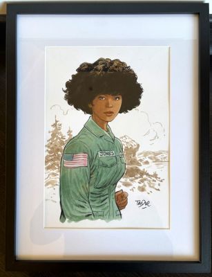 Taduc, Olivier - 1 Original colour drawing - XIII Trilogy - Lieutenant Jones - 2025 | Catawiki