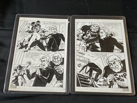 Romanini, Giovanni - 2 Original page - Alan Ford - Un Dì Così - 1979 | Catawiki