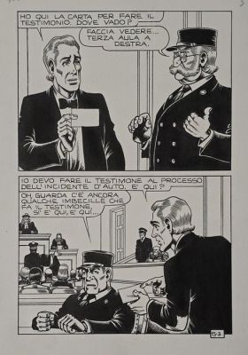 Magnus - 1 Original page - Alan Ford n. 15 - "Il colpo di fulmine " | Catawiki
