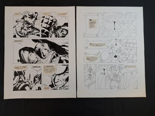 Breccia, Enrique - 2 Original page - La Pietà di Viracocha | Catawiki