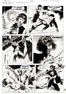 Dotti, Maurizio - 1 Original page - Dampyr #16 - "Delta blues" - 2001 | Catawiki