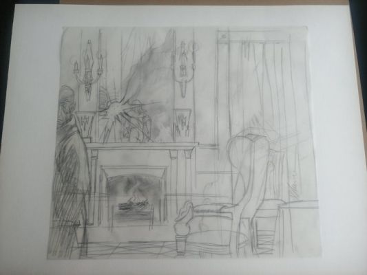 Yslaire - 1 Original preliminary drawing - Samber | Catawiki