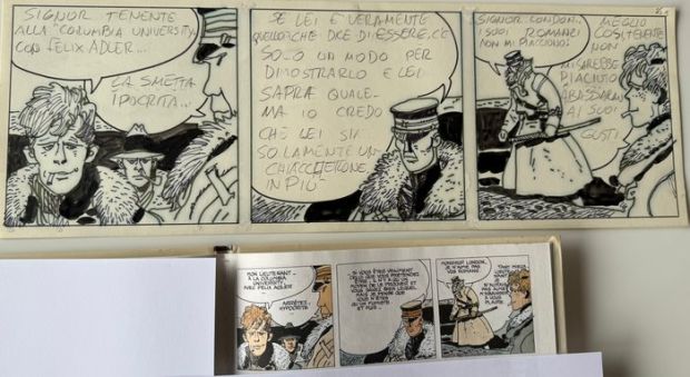 Pratt, Hugo - 1 Original strip art - Corto Maltese - «La Jeunesse de Corto» | Catawiki